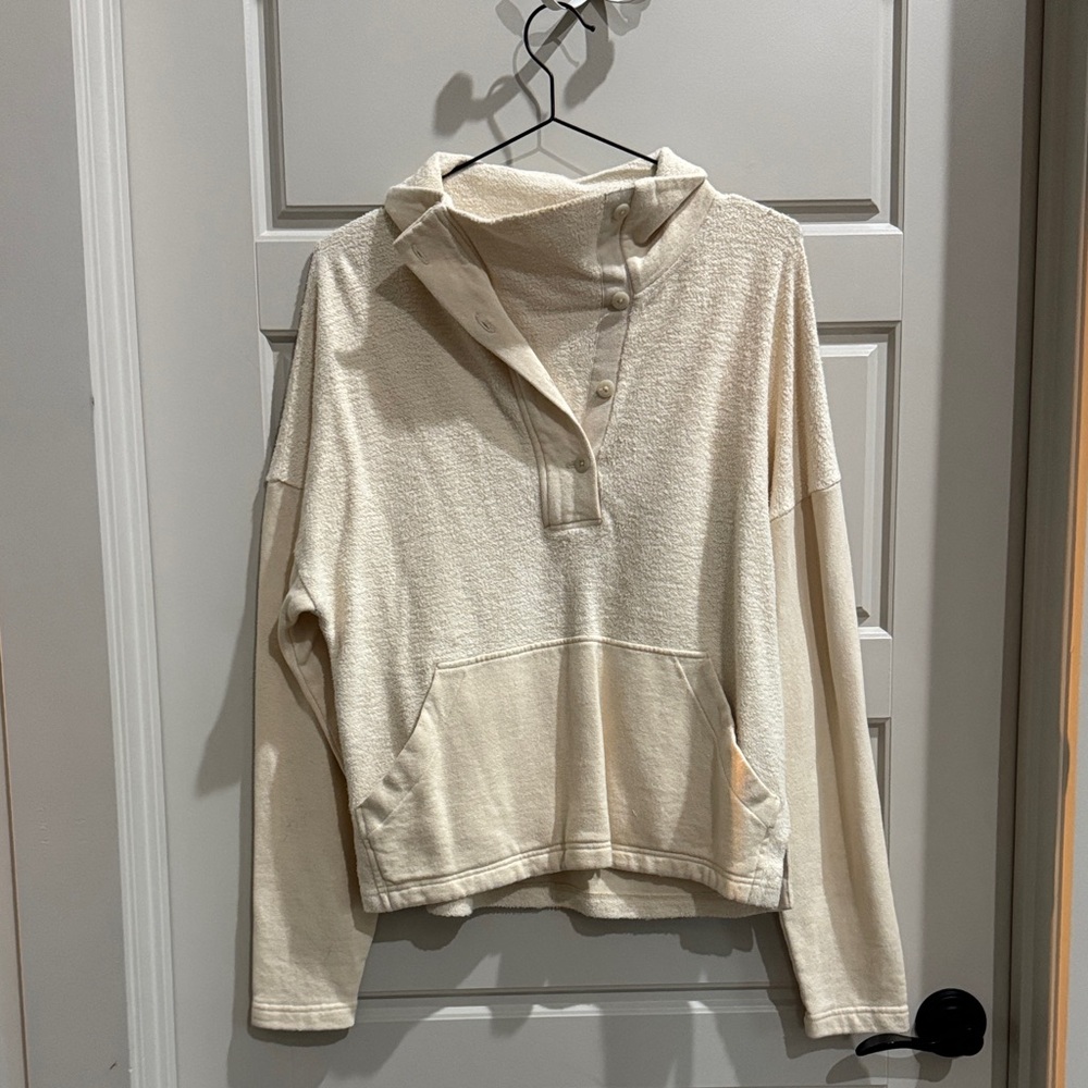 Cooperative Cream Hooded Sweatshirt